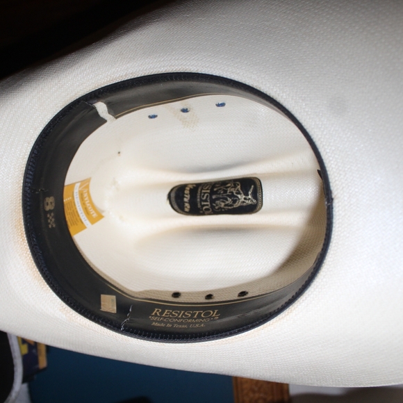 Vintage Resistol "Self-Conforming" Genuine Shantung Panama Cowboy hat - Picture 3 of 12